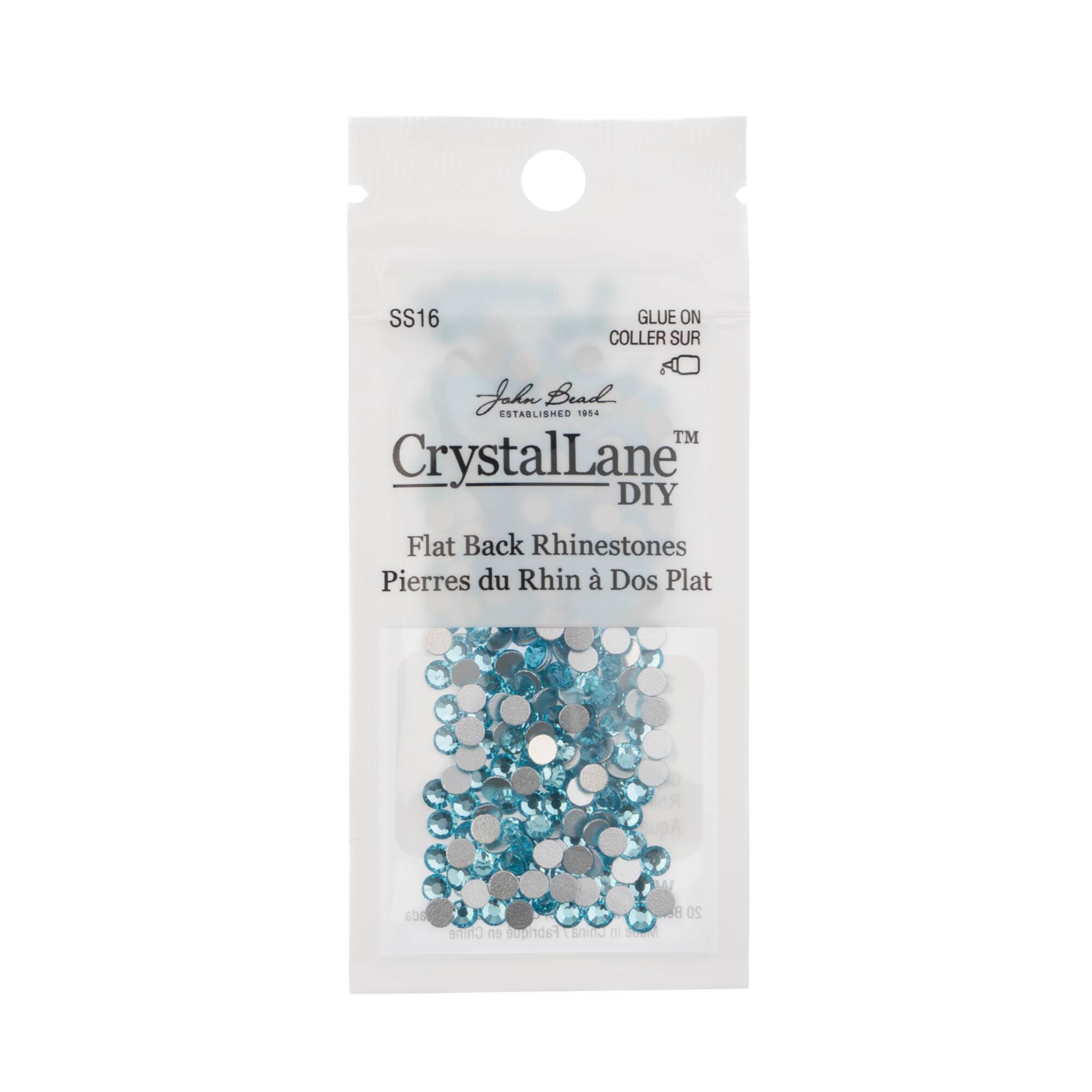 John Bead Crystal Lane SS16 Glass Round Flatback Rhinestones